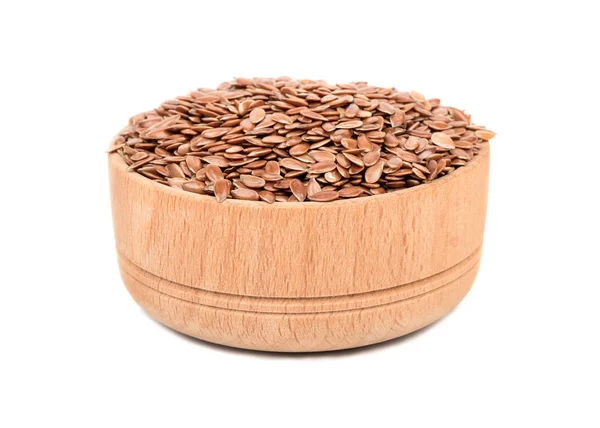 Kabın içinde keten tohumu