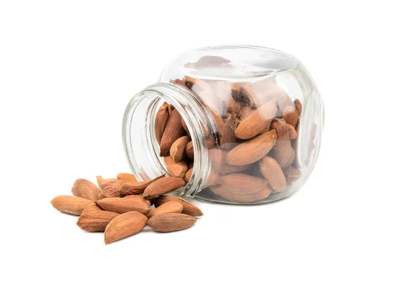 Uzbek almonds in jar — Stock Photo, Image