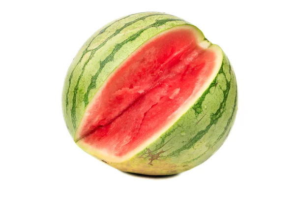 Trasiga vattenmelon — Stockfoto