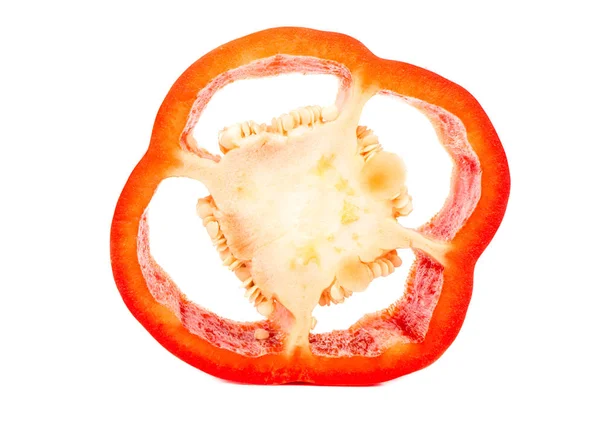 Fatia de pimenta vermelha — Fotografia de Stock