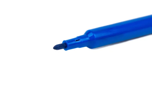 Penna in feltro blu — Foto Stock
