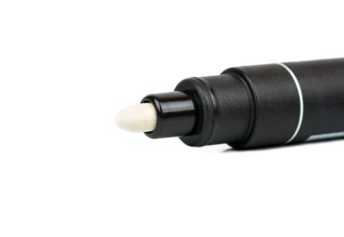 Beyaz işaret portre