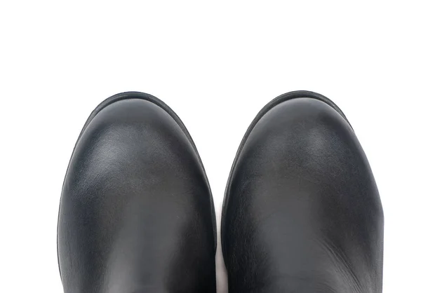 Pár černých bot — Stock fotografie