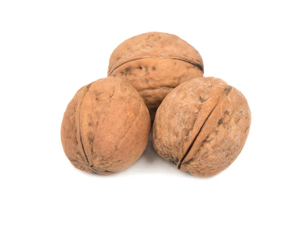 Tres nueces — Foto de Stock