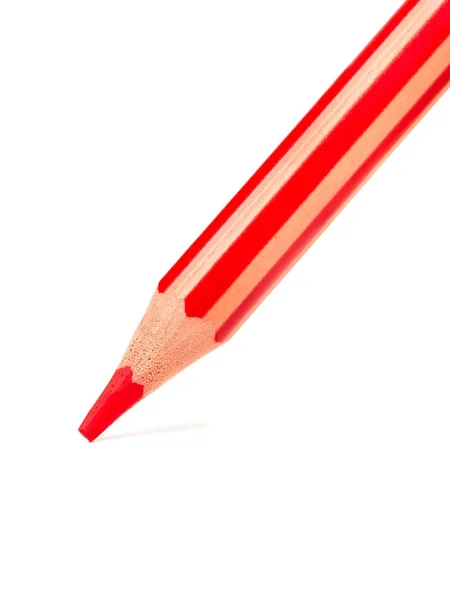 Red pencil close-up — Stock Photo, Image