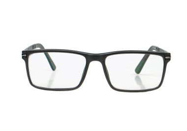 siyah gözlük izole