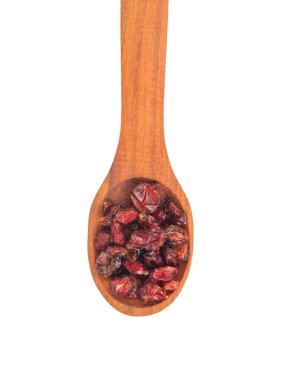 Kaşık içinde kuru böğürtlen