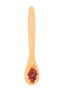 Kaşık içinde kuru böğürtlen