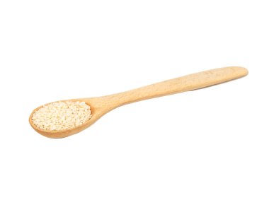 Kaşıkta susam tohumları