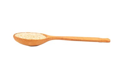 Kaşıkta susam tohumları
