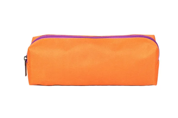 Oranžová kosmetická taška — Stock fotografie