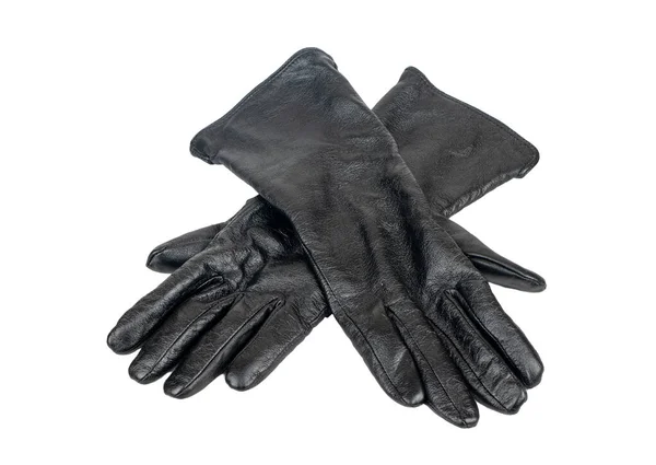 Dámské kožené rukavice — Stock fotografie