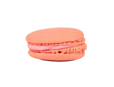 İzole pembe acıbadem kurabiyesi