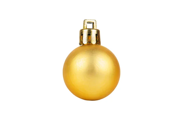 Golden Christmas ball — Stock Photo, Image