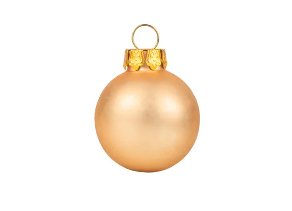 Beige Christmas ball — Stock Photo, Image