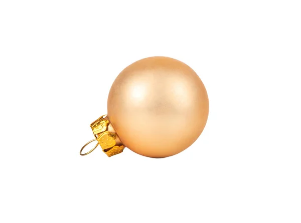Beige Christmas ball — Stock Photo, Image