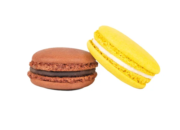 Macarrón marrón y amarillo —  Fotos de Stock