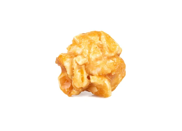 Karamell-Popcorn isoliert — Stockfoto