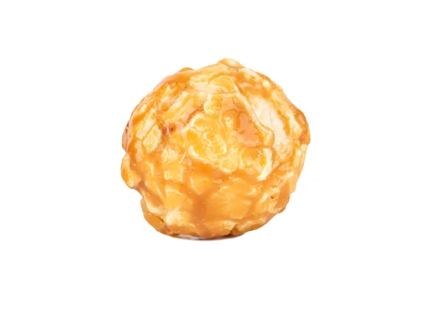 Caramel popcorn isolated — Stock Photo, Image