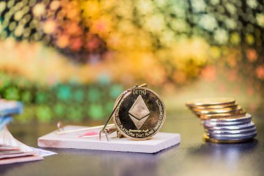 Fare kapanındaki ethereum kavramı. Yatırımcıların risk ve tehlikeleri