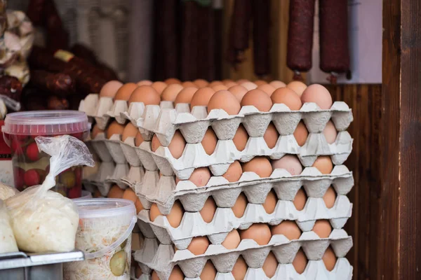 Organik gıda pazarında yumurtalar