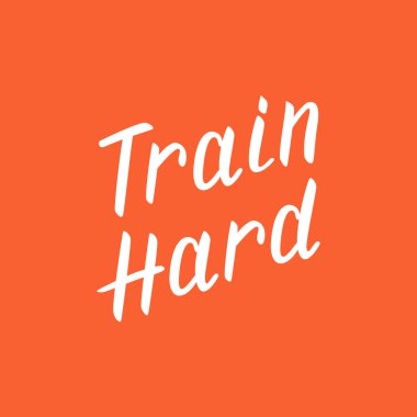 Tren zor kaligrafi ifade.