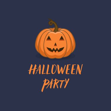 Cadılar Bayramı partisi kabak simgesi.