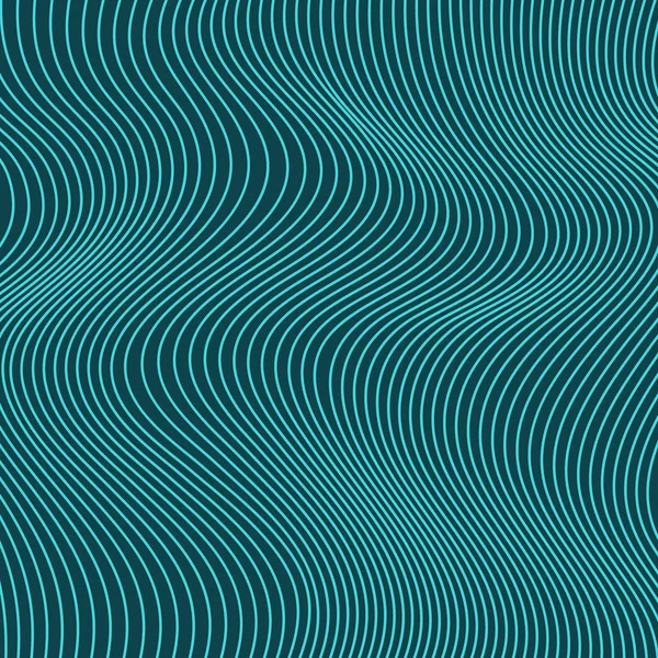 Esmeralda ondas abstractas vector fondo — Archivo Imágenes Vectoriales