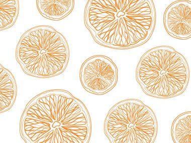 Beyaz arka plan dikdörtgen kompozisyon dilimlenmiş narenciye meyve taslağını