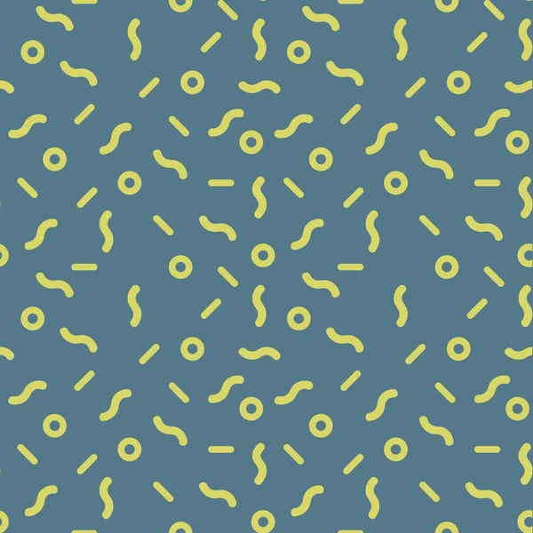 Eenvoudige geometrische vormen naadloze patroon. Kleurrijke geometrische patroon — Stockvector