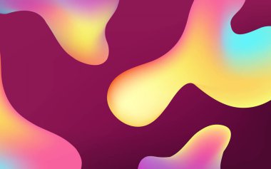 Soyut sıvı madde şekillerle derin vinous arka plan