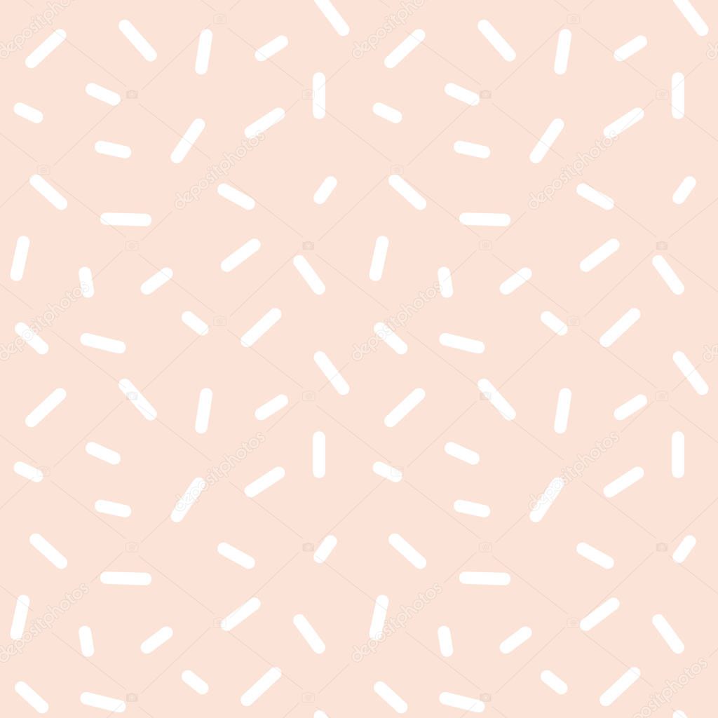 Pastel color memphis style line seamless pattern