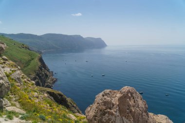 Yün Sevastopol koyu bir görünüm. Crimea.