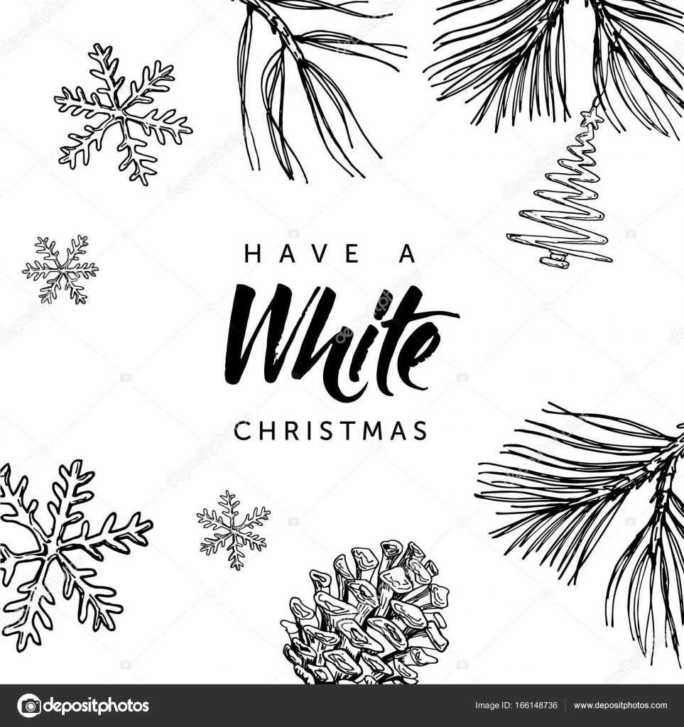 have a white christmas hand written lettering and hand drawn christmas doodle stock vector - When Was White Christmas Written have a white christmas hand written lettering and hand drawn christmas doodle stock vector - When Was White Christmas Written