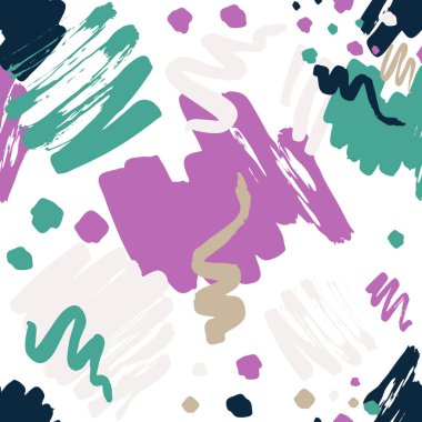 Dikişsiz desen Vol.6 boyalı fırça