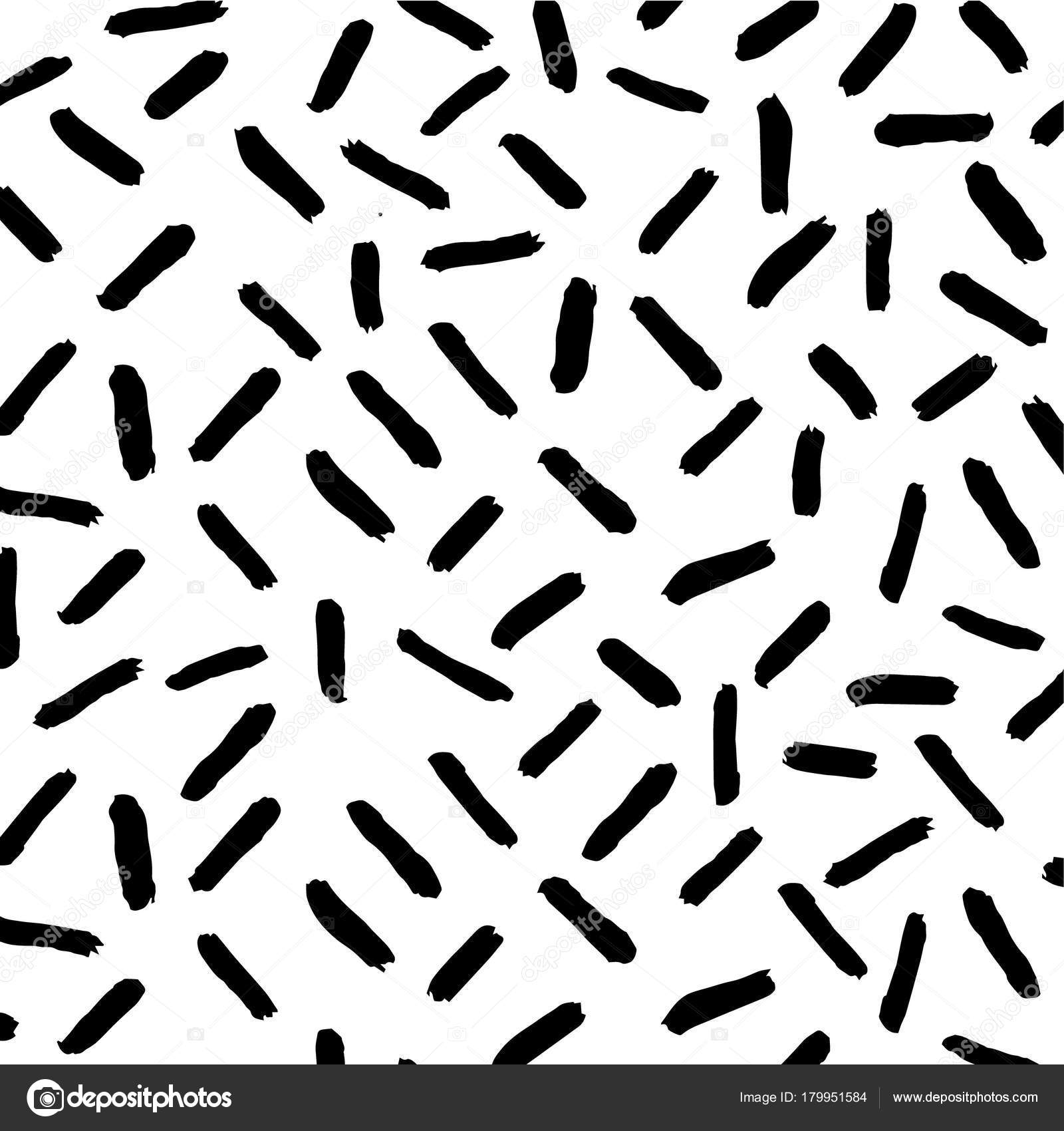 描いた図形のブラシで手書き avant garde ストックベクター