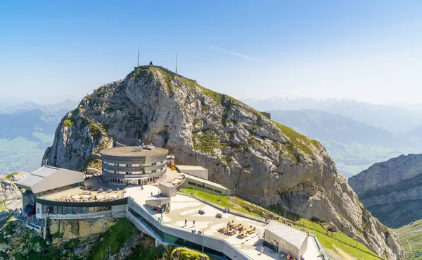 Pilatus Kulm Pico Perto Luzern Suíça — Fotografia de Stock