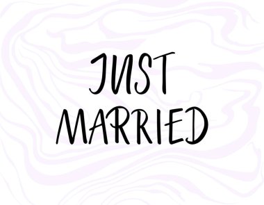 Sakin mermer zemin üzerine sadece evli hat.