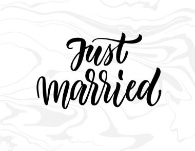 Gri pastel mermer zemin üzerine sadece evli hat.