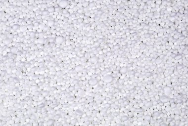 Strafor parçalarının dolgu.