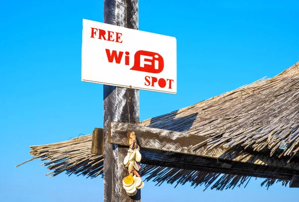 WiFi free spot sign