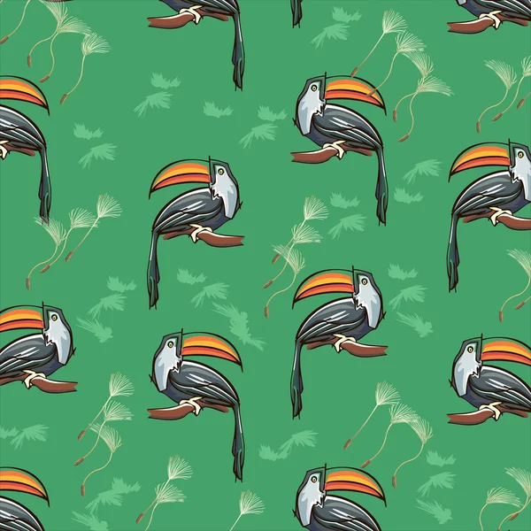 Toucan kuş soyut