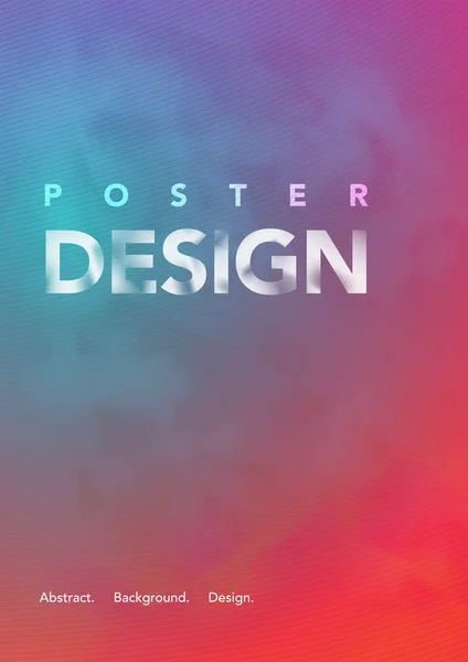 A4 posteri için renkli soyut arkaplan.