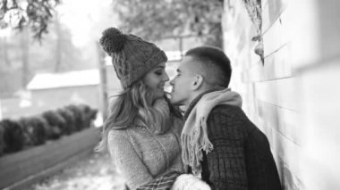 Çift aşk açık, ağır çekimde