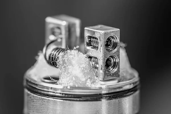 Dripping atomizer with coils — Stock Photo, Image