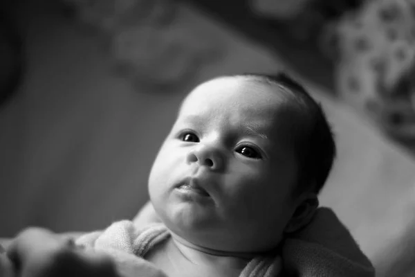 Newborn little baby girl — Stock Photo, Image