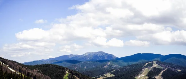 Panoramabild över bergen — Stockfoto