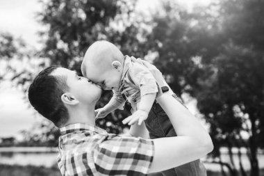 Baba oğluyla iyi eğlenceler