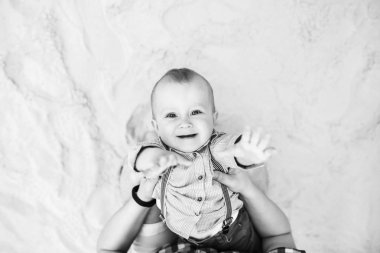 babası ile küçük oğlu