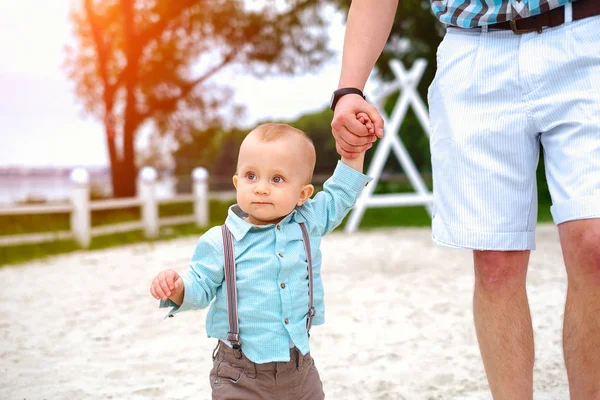 babası ile küçük oğlu